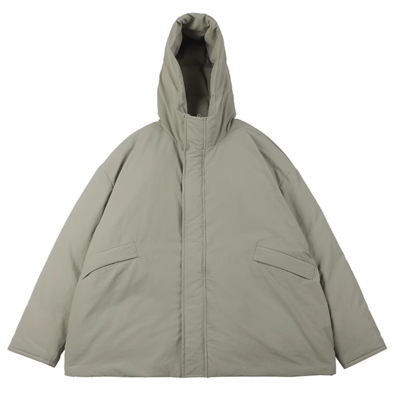 ミドル丈 フード付き ジャケット 2カラー A1033