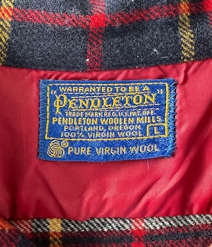 -Pendleton- Vintage 60s L Board Shirt made in USA