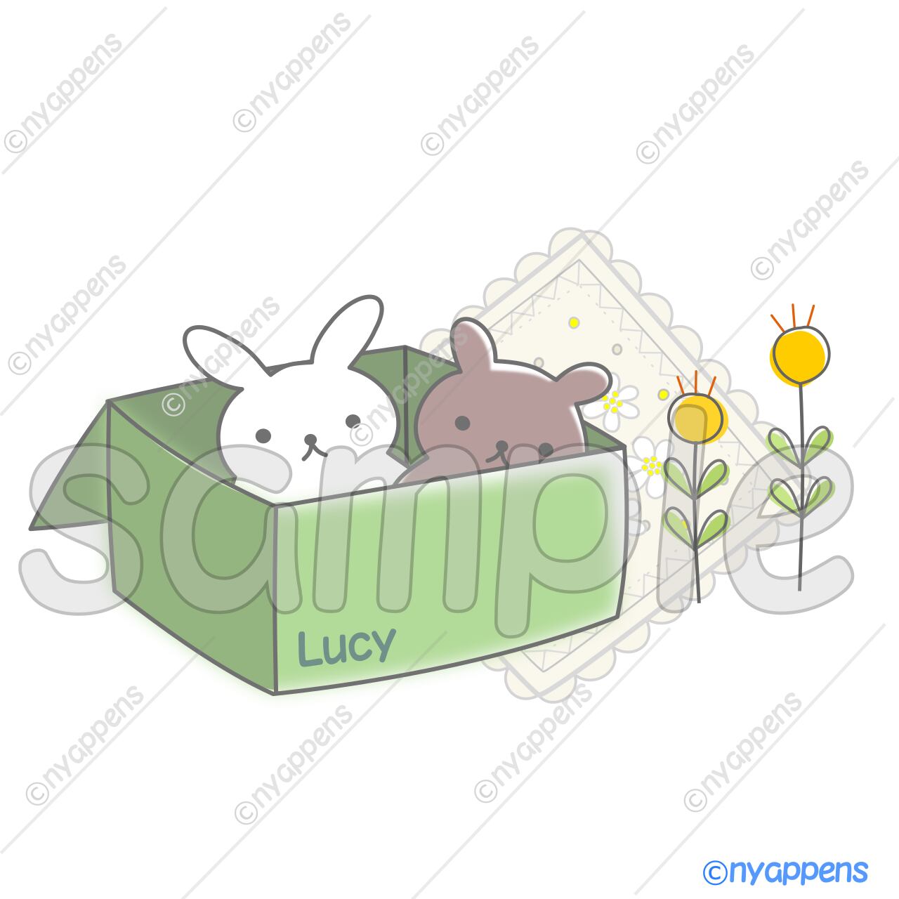 【商用利用OK】かわいい手書き風イラスト<く雑貨3種セット>SNSや素材に!