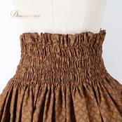 フラダンス 衣装 パウスカート ブラウン系 パウスカートショップ 日本製 カヒコ柄 グランジ加工 ハワイアンプリント アロハ フラ ダンス レッスン 練習 華やか おしゃれ 大人っぽい かわいい シングル スカート フレア 茶 黒 白 ブラック系 ホワイト系 カジュアル スポーツ 踊り レディース