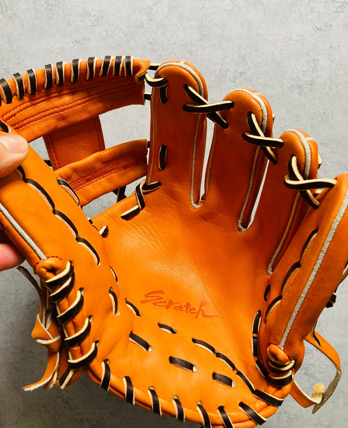 スクラッチ アトムズ プロデュース硬式用、内野用グローブ、グラブ 