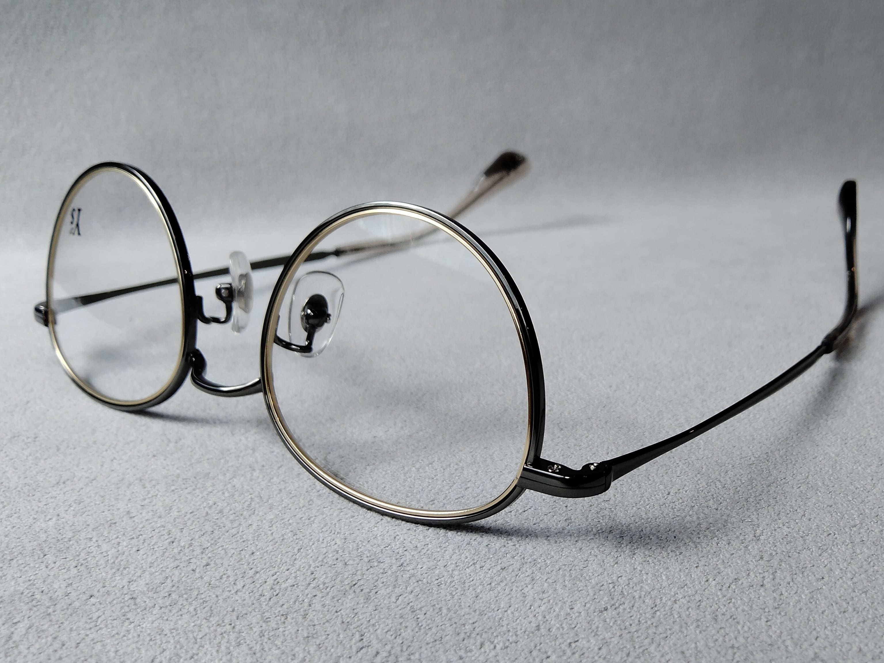 Y's (ワイズ) EYEWEAR 81-0030-3 // GUN ＆ LIGHT GOLD ［made in