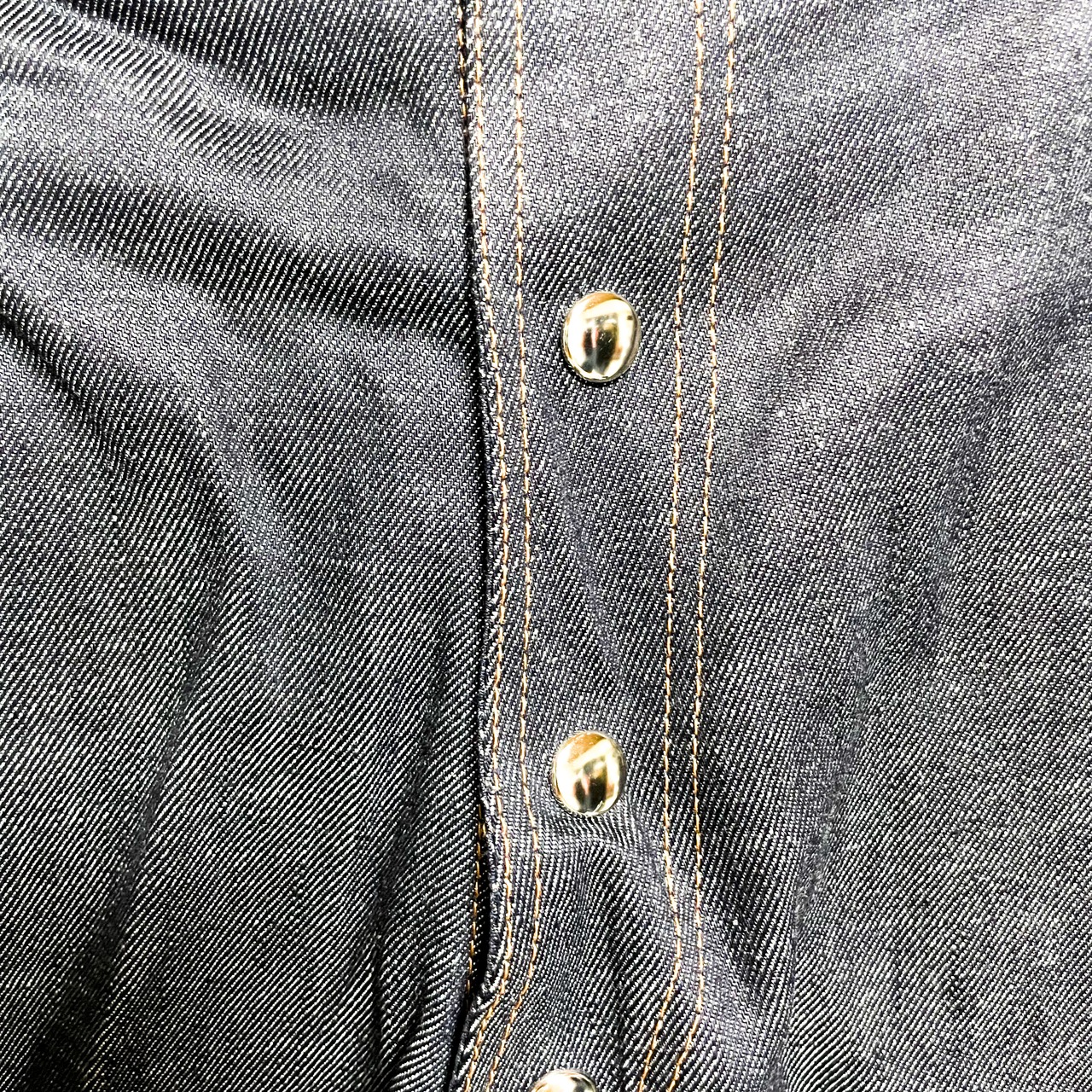 UNFINISHED岡山デニムサルエルハーフパンツ