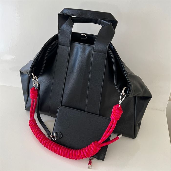 contrast strap 2way bag 13509 | abeille