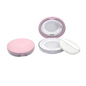 Itisyou コスメ ケース パウダーケース メイク容器 メイク 小分け 持ち運び スポンジパフ コスメ用詰替え容器 メイクスポンジケース パウダー容器 (シルバー)