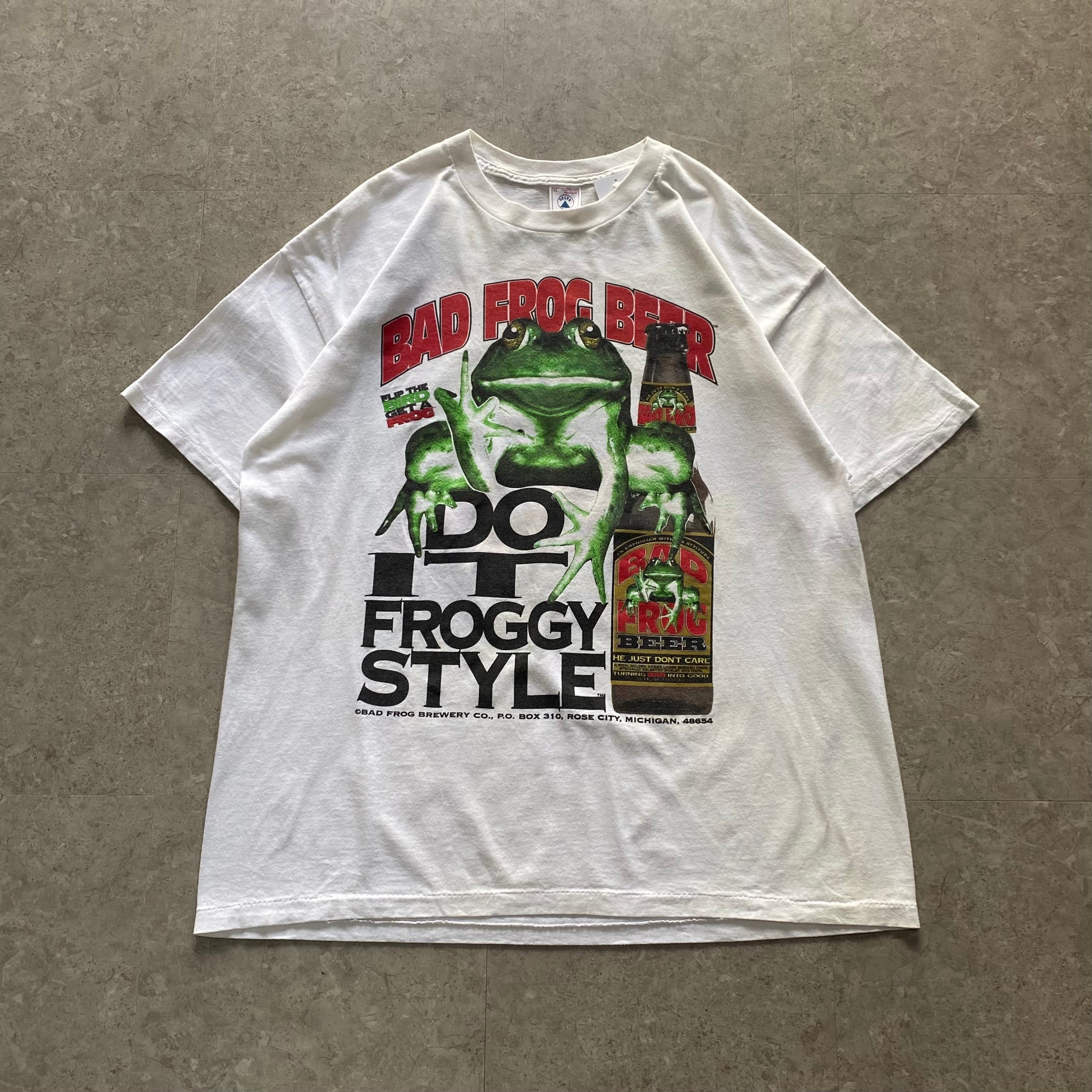 90s BAD FROG BEER T-shirt【仙台店】