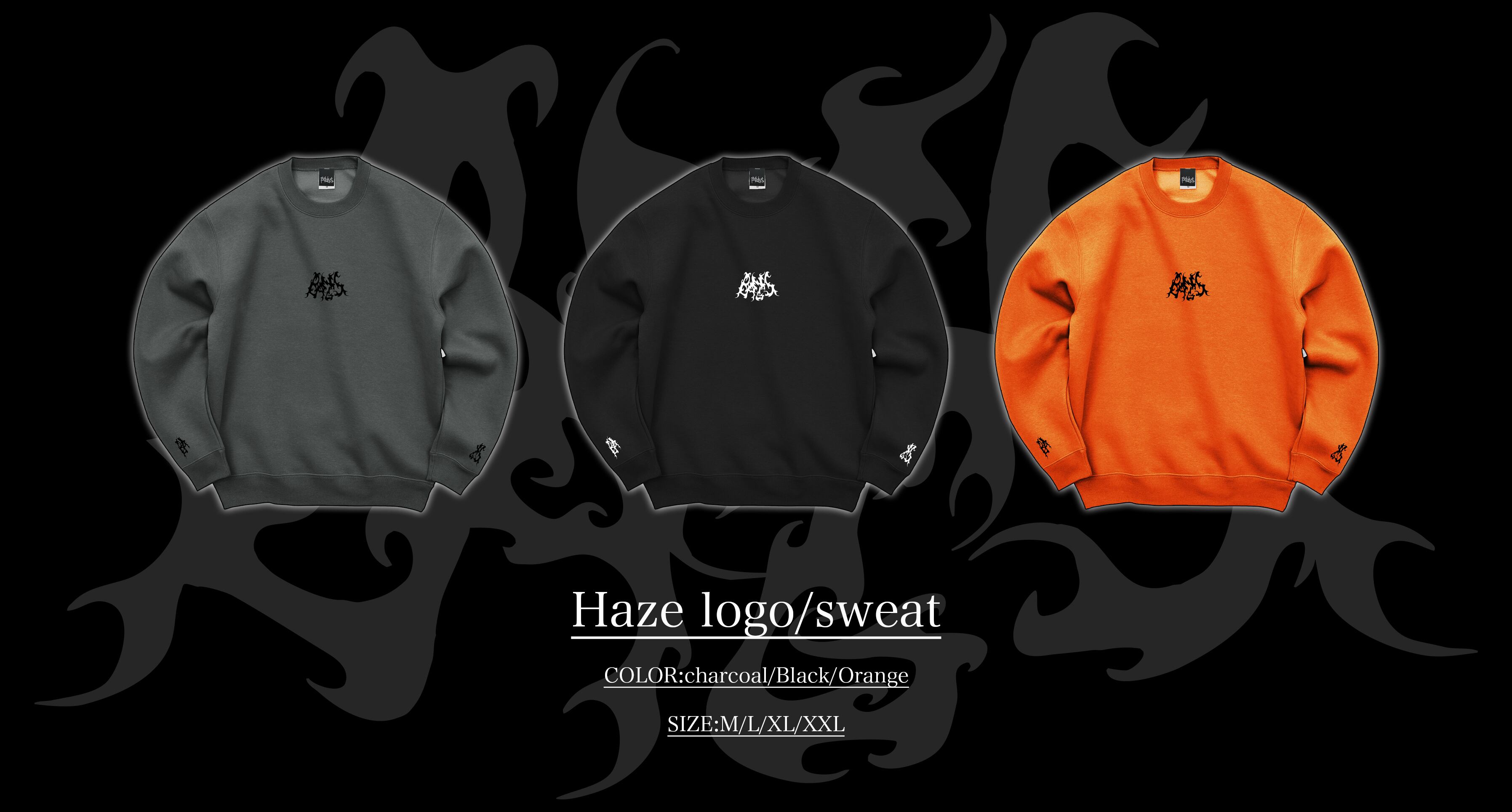 fcrb haze スウェット　ブラック　トレーナー Haze logo/ｽｳｪｯﾄﾄﾚｰﾅｰ | BANGS