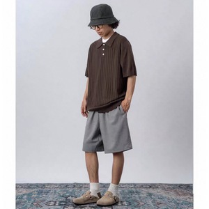 Tailored easy wide shorts 1401