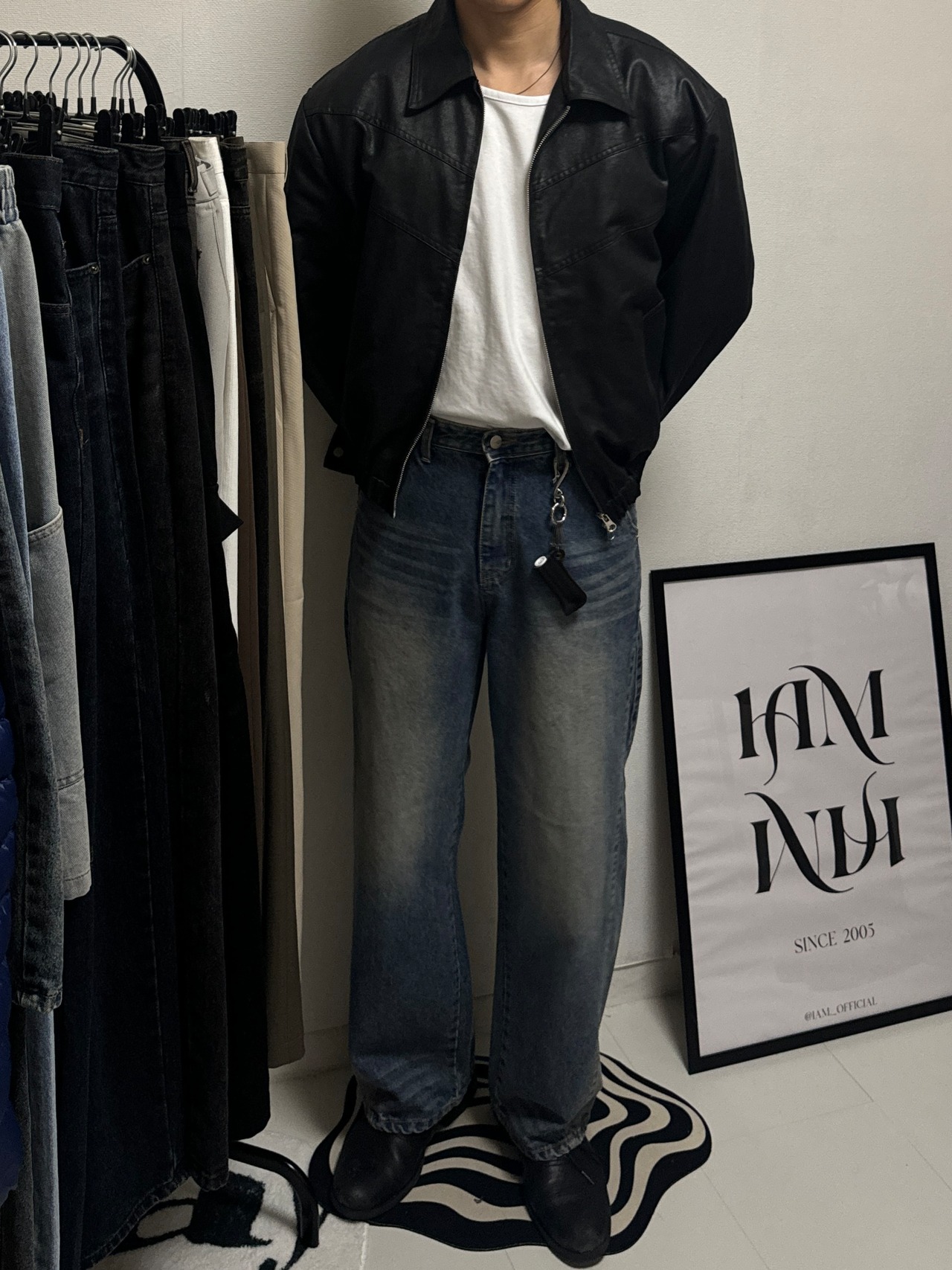 Ray Washed Light  Bomber Jacket (4color) - 11