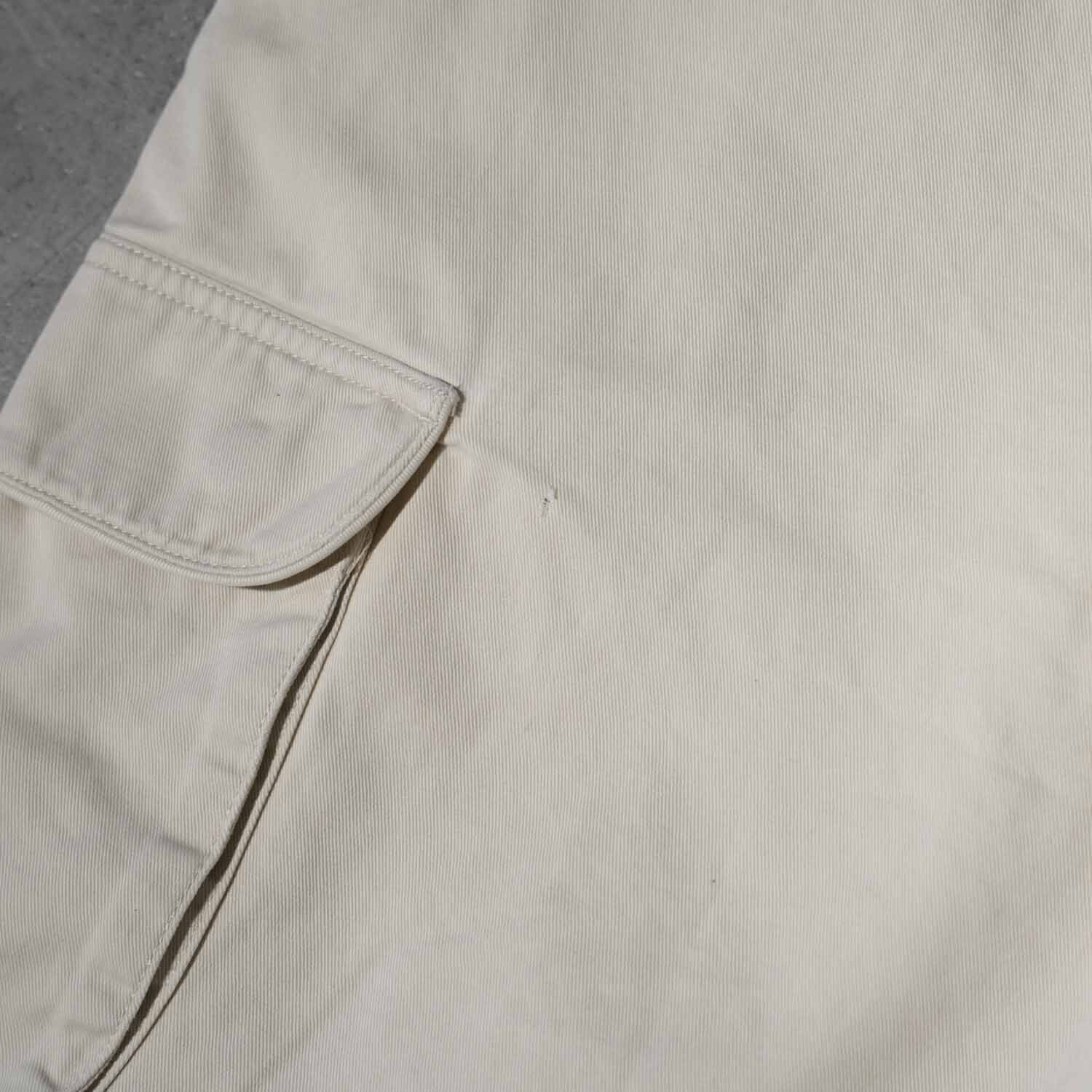 90s POLO Ralph Lauren Chino Cargo Shorts ivory 38 ポロ・ラルフ