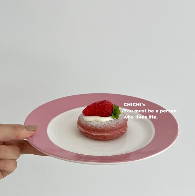 【お取り寄せ】食器 写真道具 韓国風 ins 朝食皿 陶器 お皿