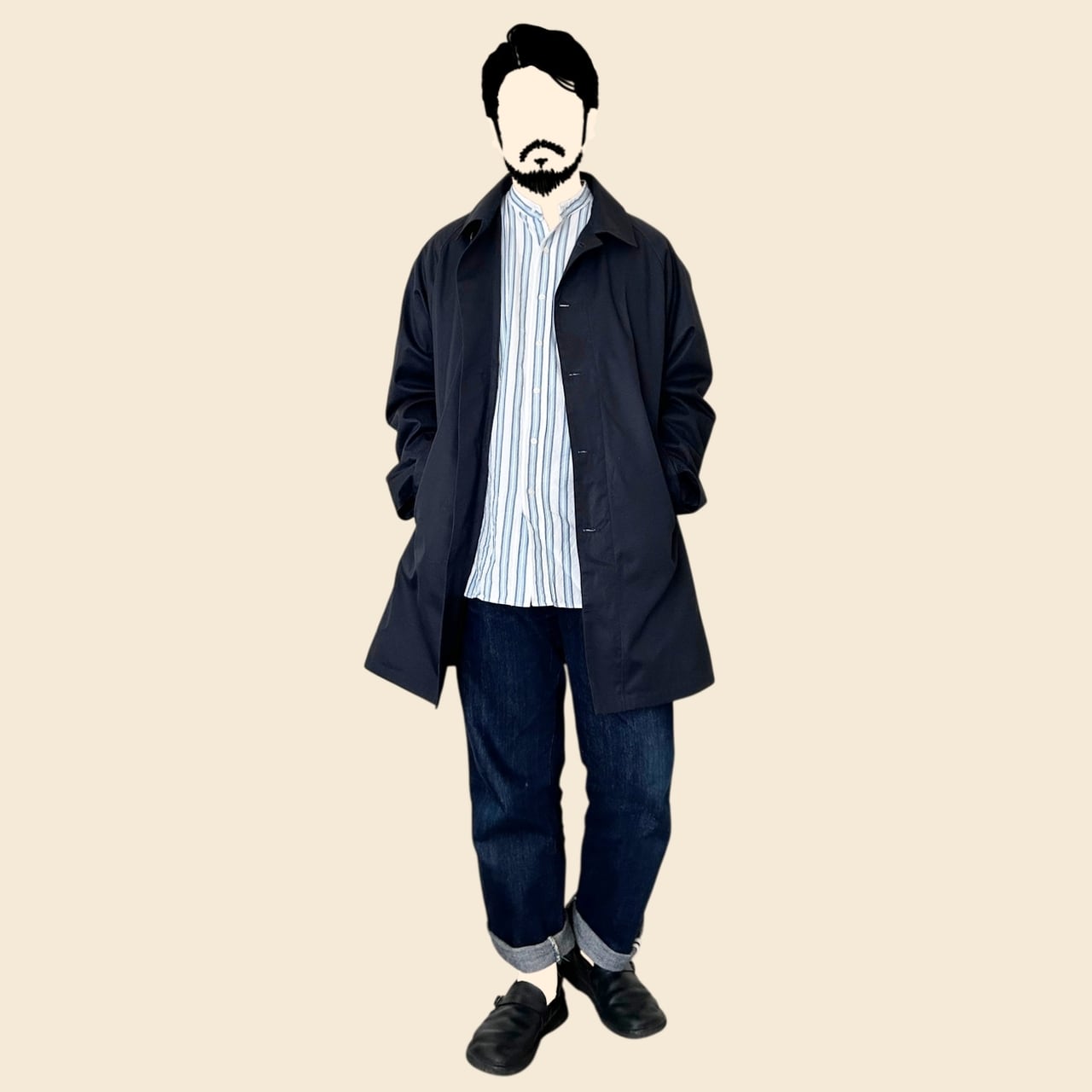 THE CORONA UTILITY / UP DUSTER COAT High Density Chambray