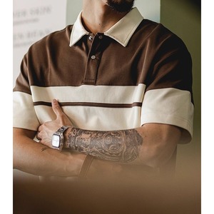 アメカジスタイルレトロボーダーポロ 10156