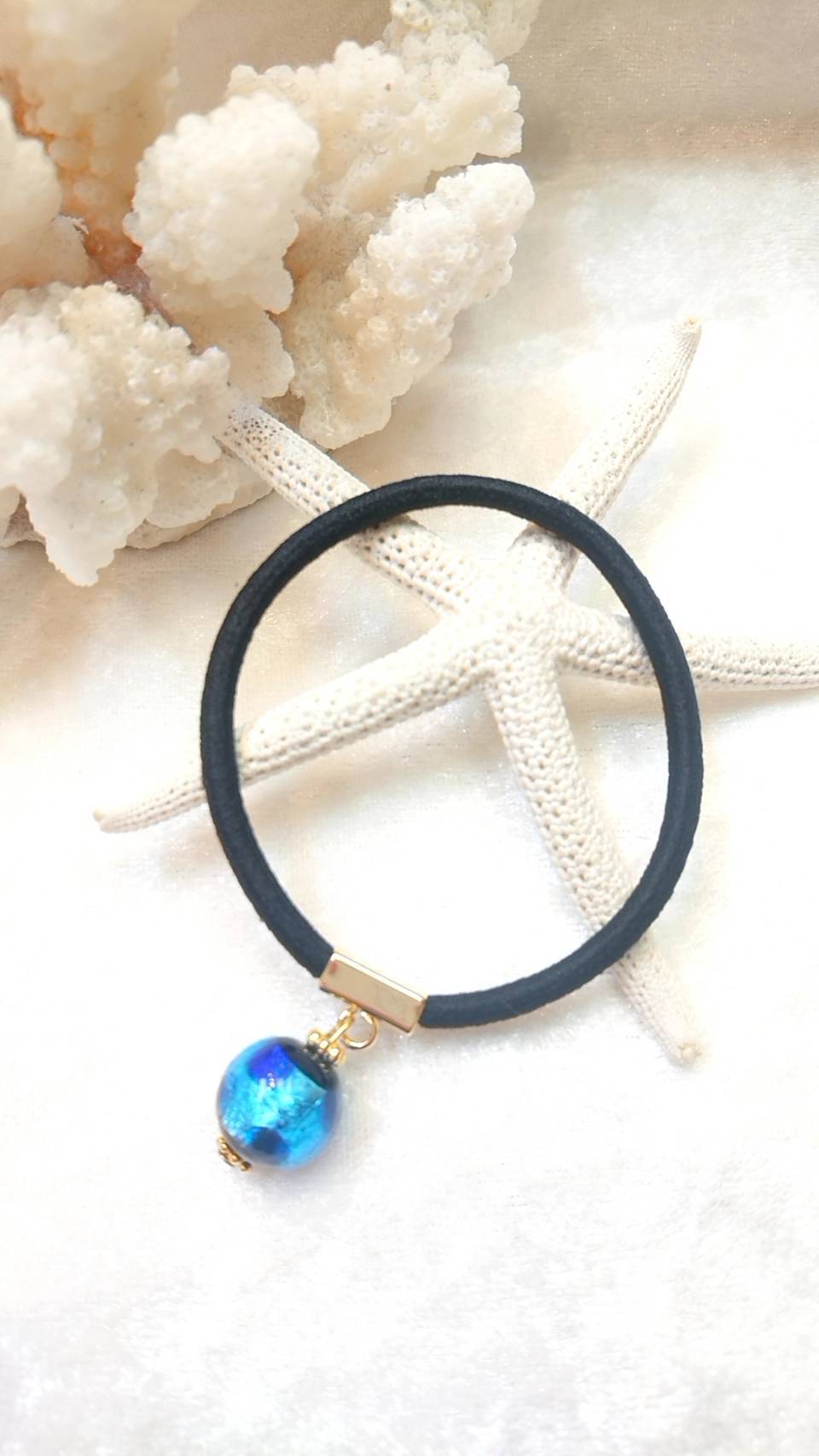 琉球ガラス　ヘアゴム  ペア 琉球ガラス ヘアゴム ペア