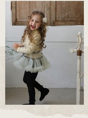 韓国子供服 / 26winter / puella FLO / バレエワンピース / キッズ / 冬服 *90~140*