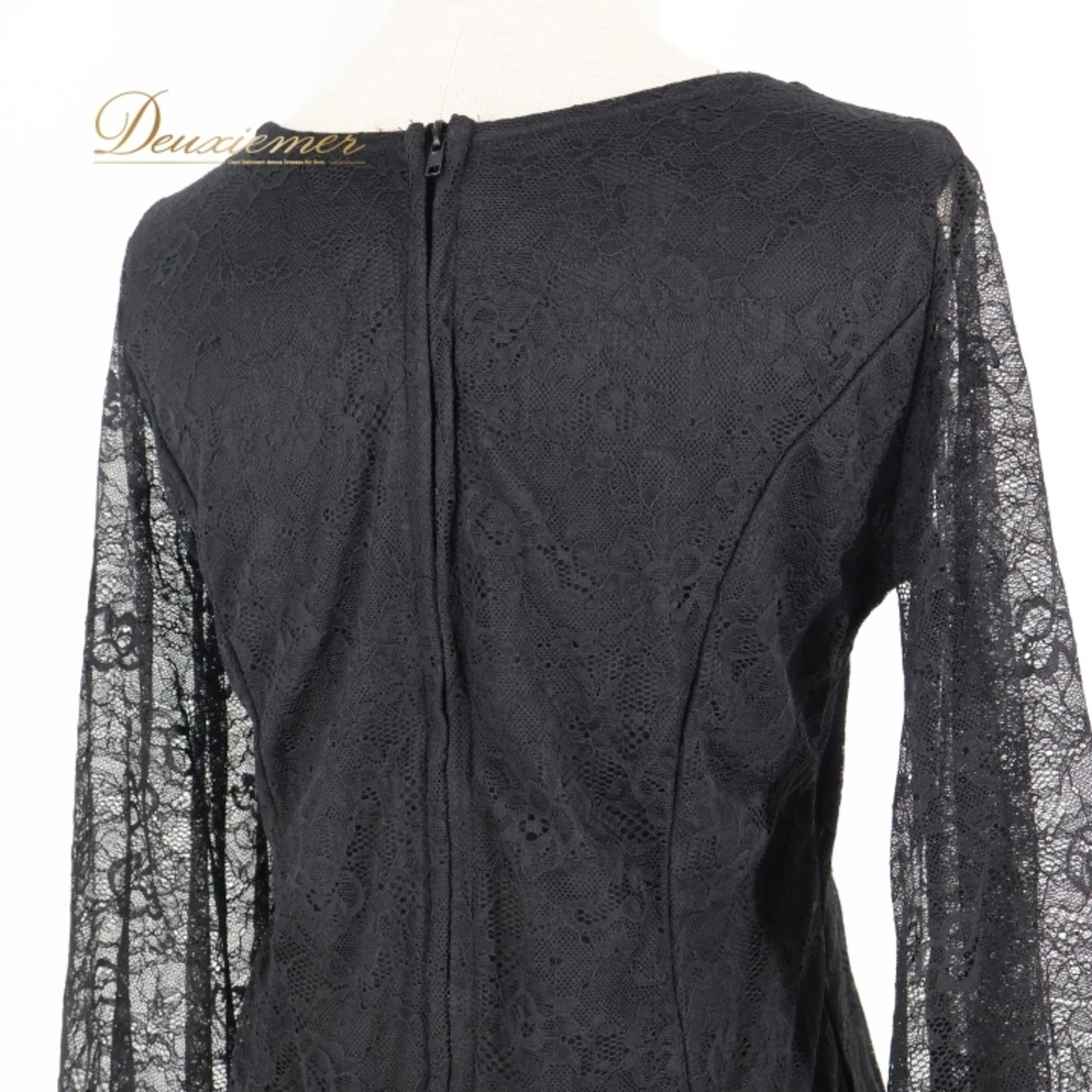 フラメンコ 衣装 トップス ブラウス 黒 レース レイリーナ Leirena 長袖 ダンス パーティ 発表会 透け感 ブラック系 レーストップス フラメンコブラウス ダンスウェア フォーマル シンプル Mサイズ 女性用 衣装 おしゃれ