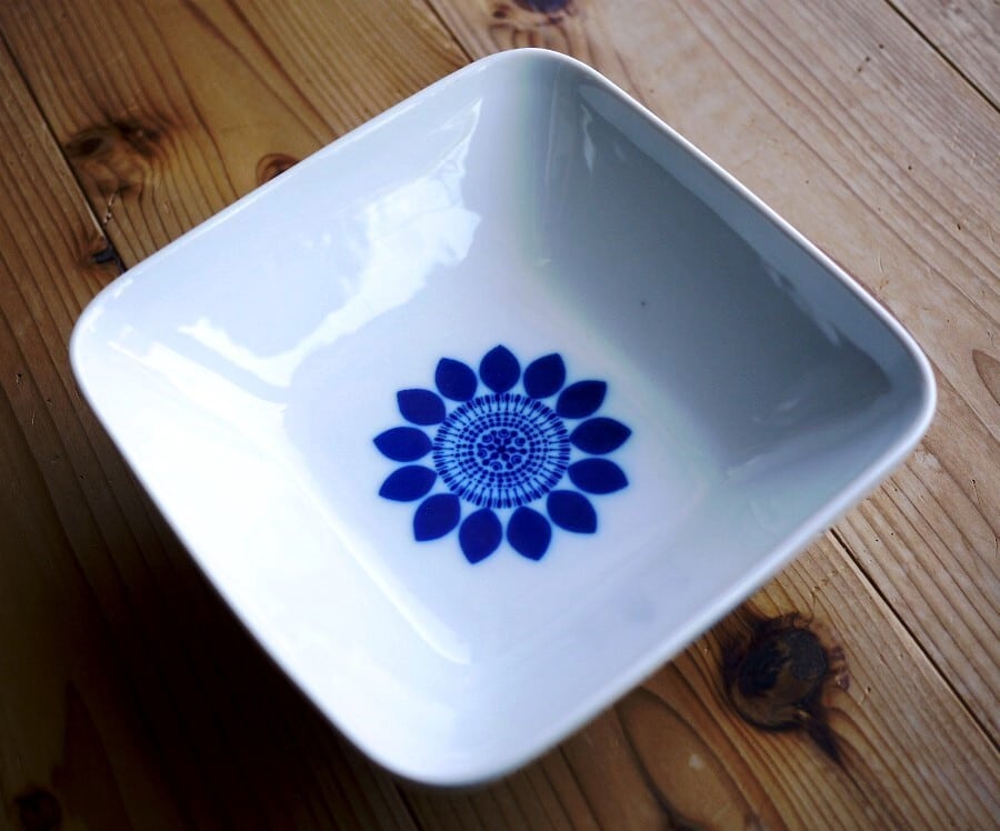 Hutschenreuther フッチェンロイター スクエアーボウル Blaue Sonne