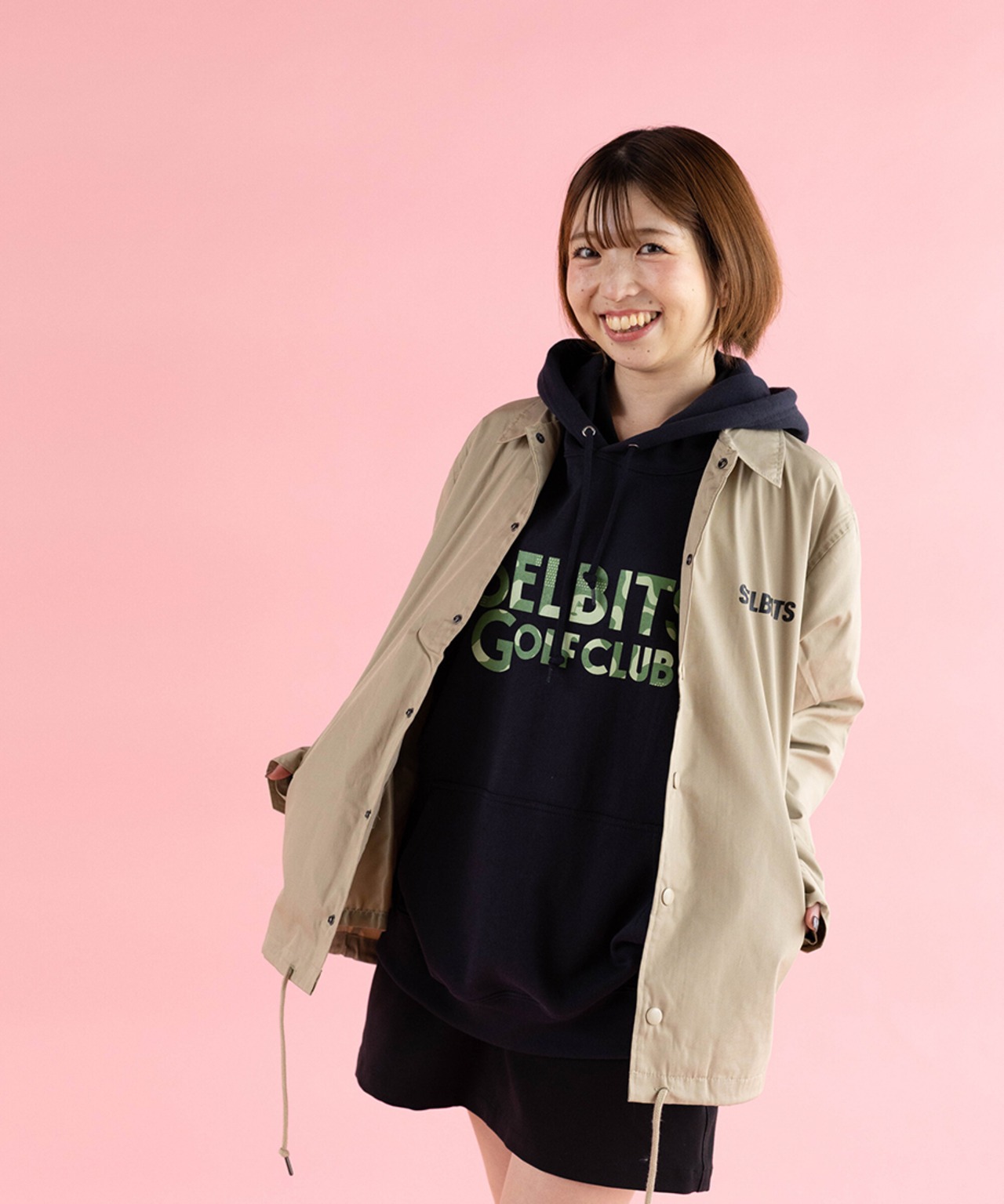 LOGO GREEN CAMOUFLAGE PARKA ”navy” / 迷彩ロゴパーカー