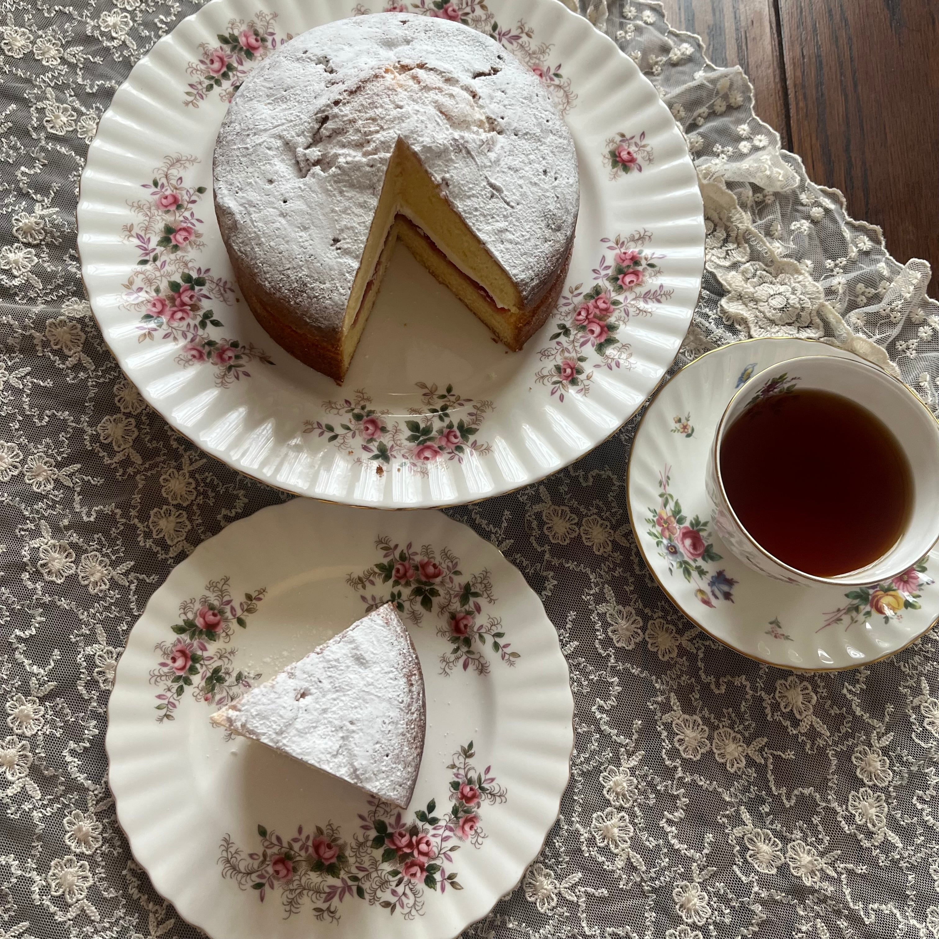 ヴィクトリアンサンドイッチケーキ 〈バタークリーム＆ラズベリー