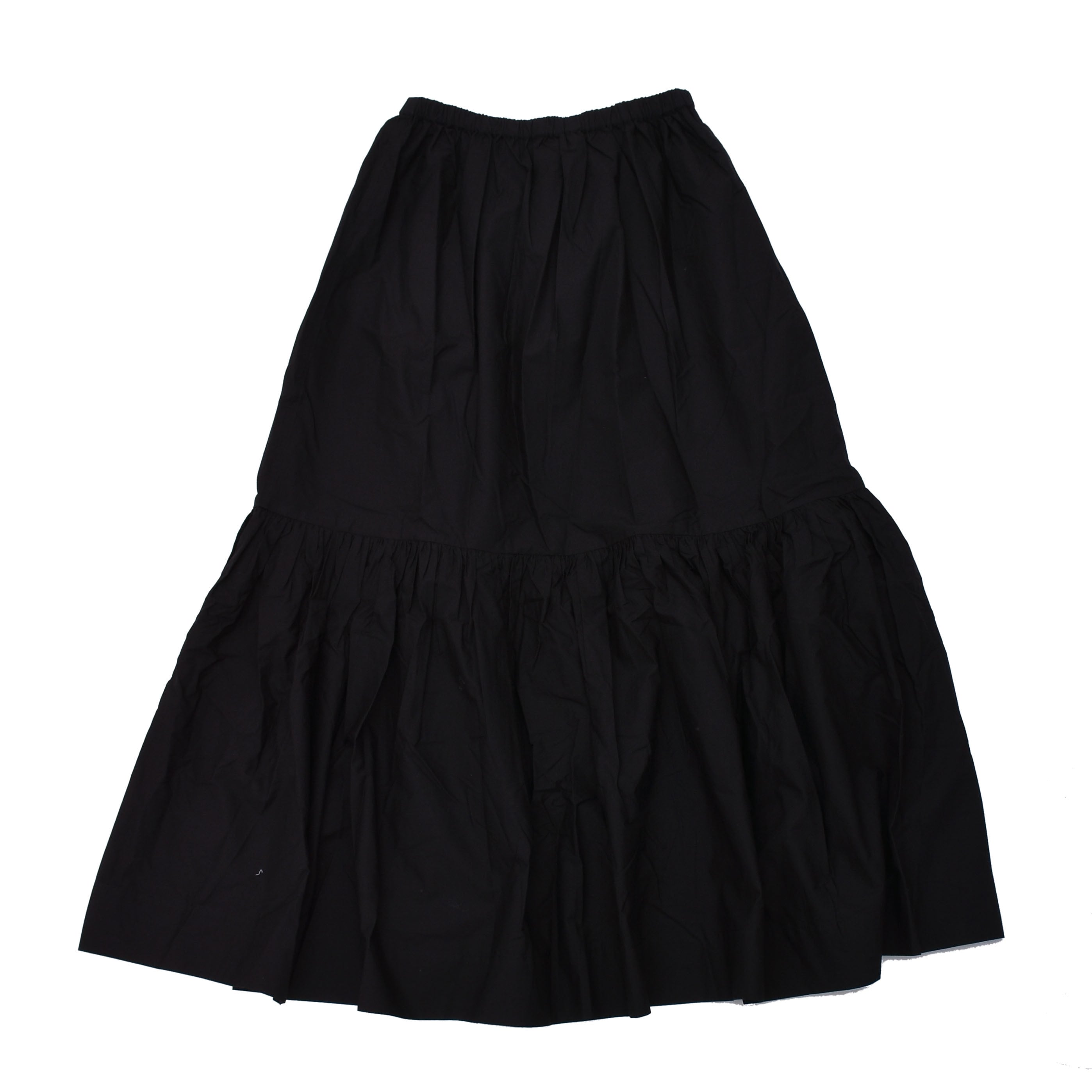 スカート GANNI SKIRTS GANNI】Cotton Poplin Maxi Flounce Skirt | AYIN