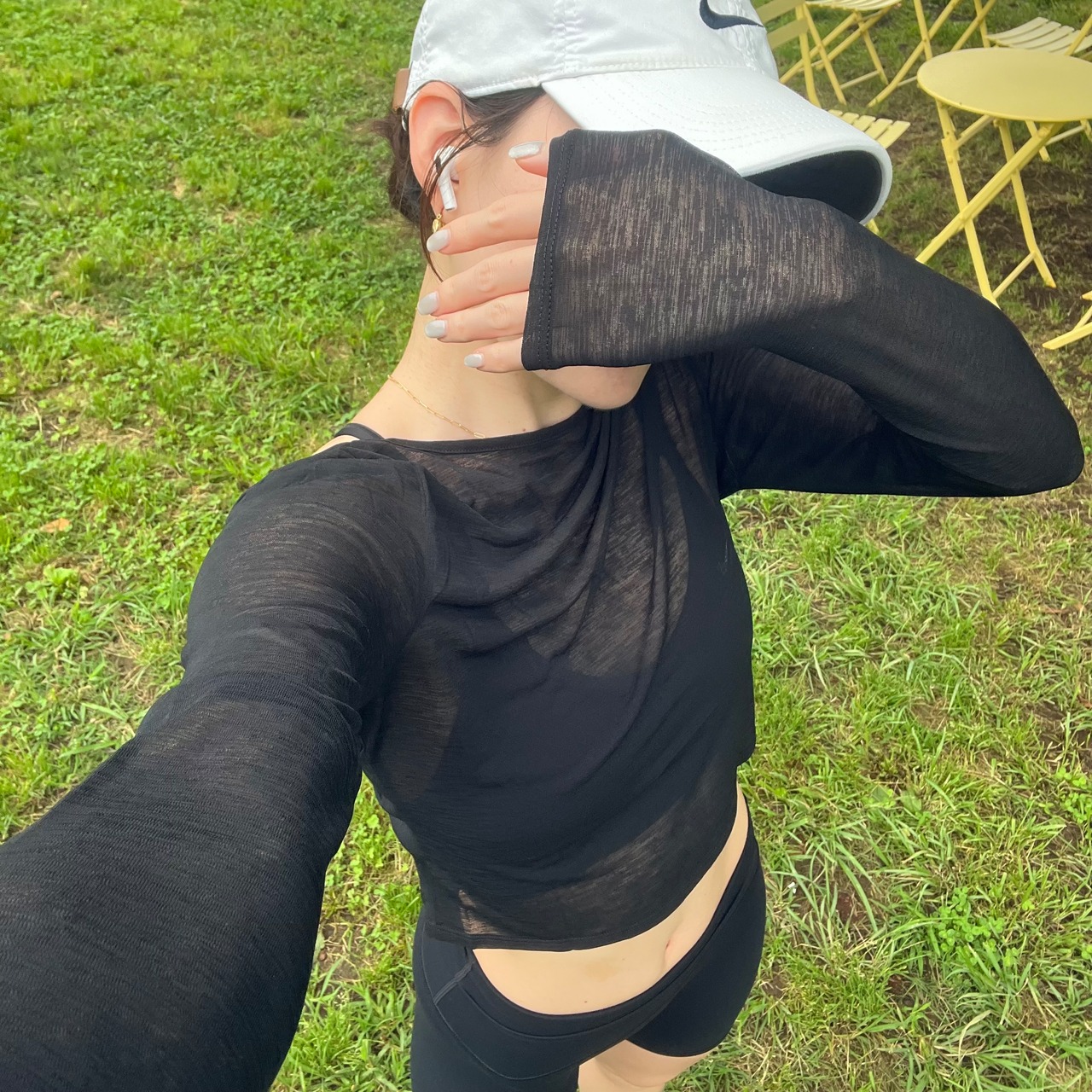 2way sheer tops【4 colors】