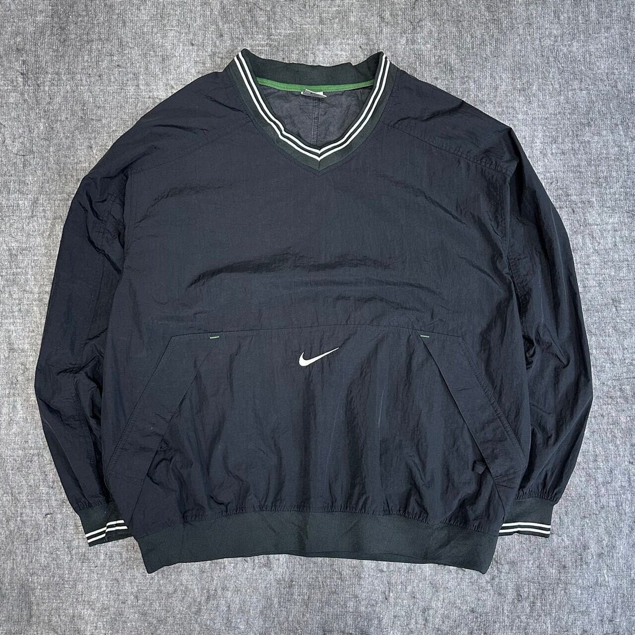 90s NIKE ナイキ プルオーバージャケット ブルゾン XL 黒