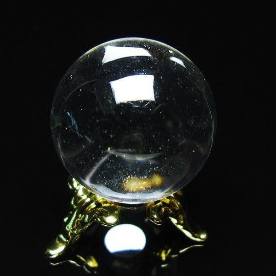 水晶 丸玉 23mm 一点物 おまかせ便 141-7655