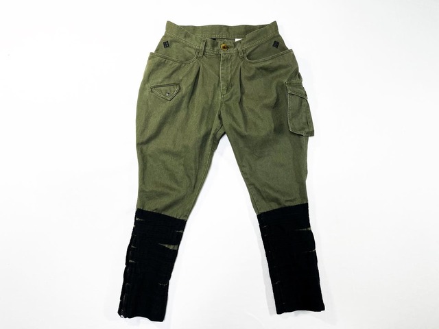 21SS カツラギツイル脚絆ワンタックブリーチーズ / Katsuragi twill gaiter one tuck breeches