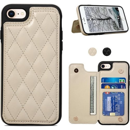 Shlybaay iPhone SE3 ケース 背面 手帳型 カード iPhone 8 対応 背面 