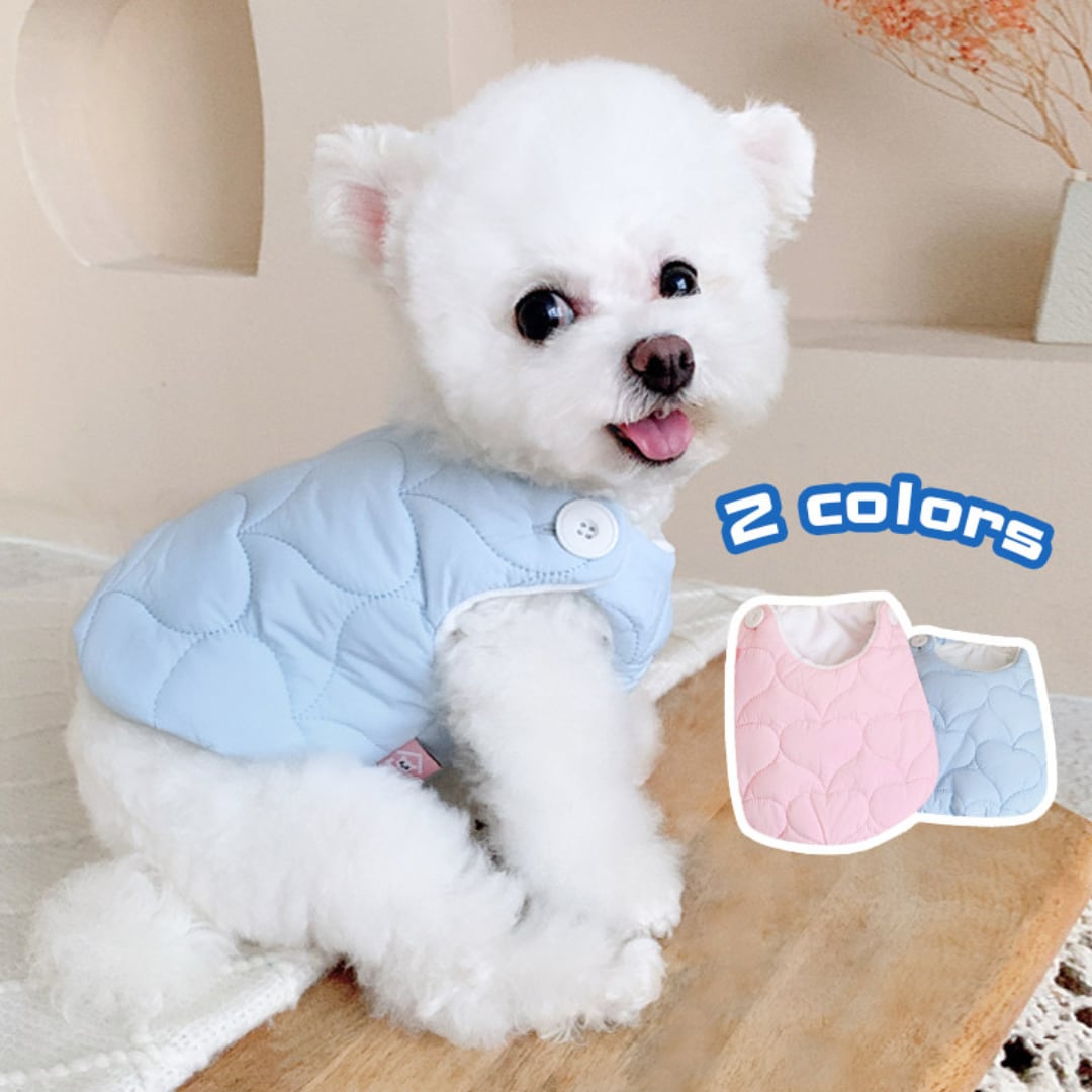 【全2色】ショルダーボタン付きのベスト d1666