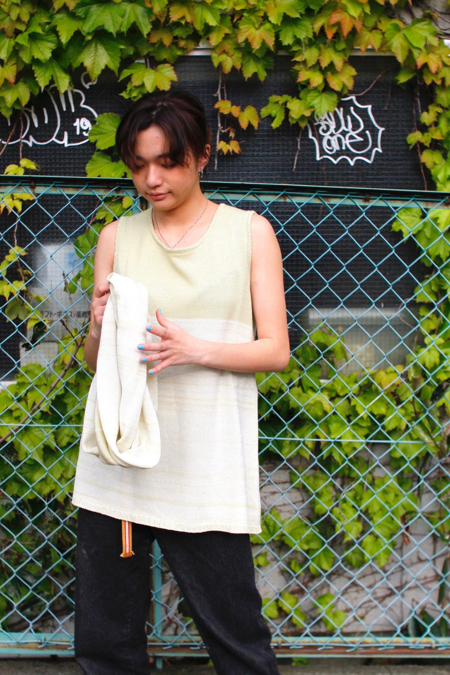 再入荷_ノースリーブ＆スヌード（マスカット）