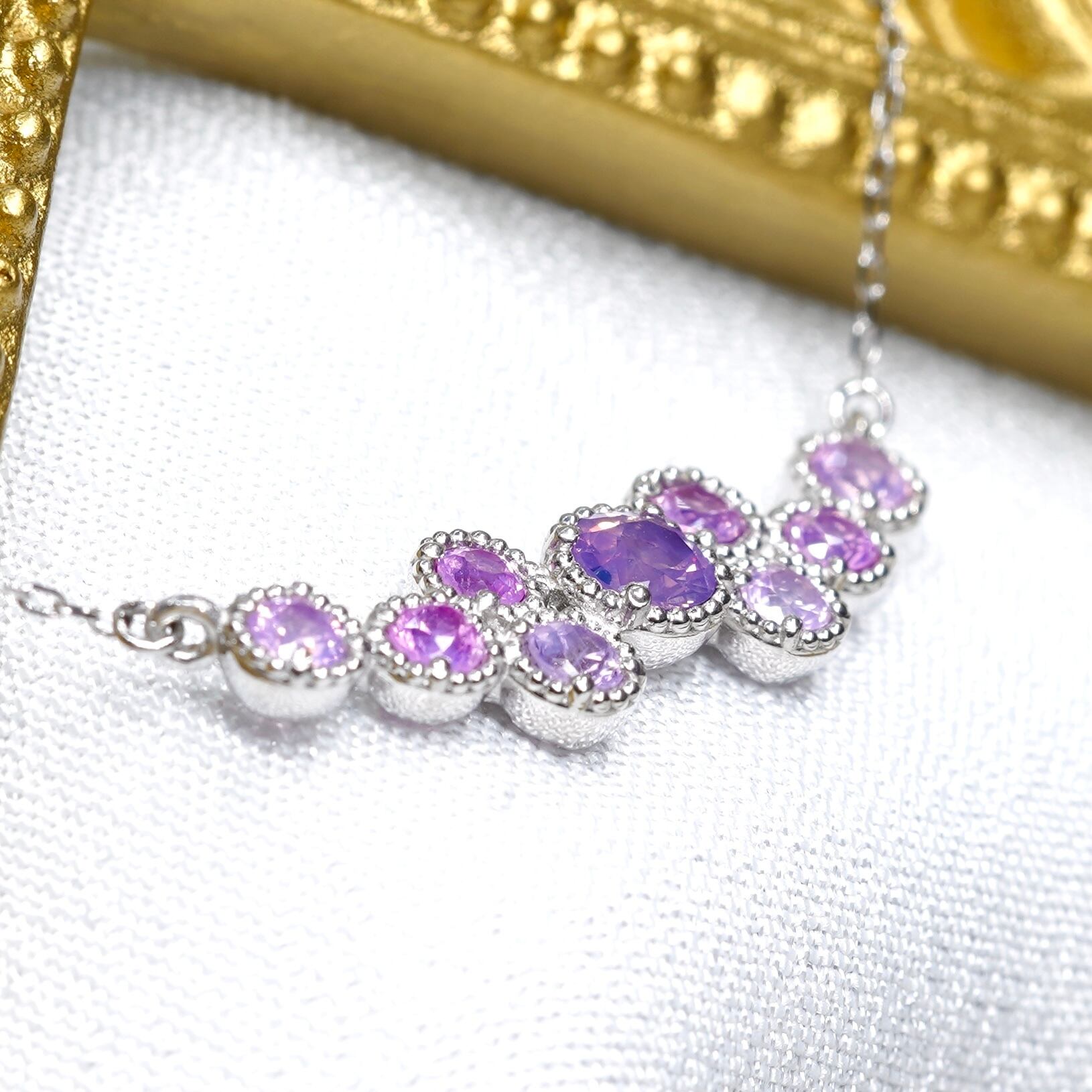 Party》シルキーサファイア/PT900【Zo3】 | Sirius Stone