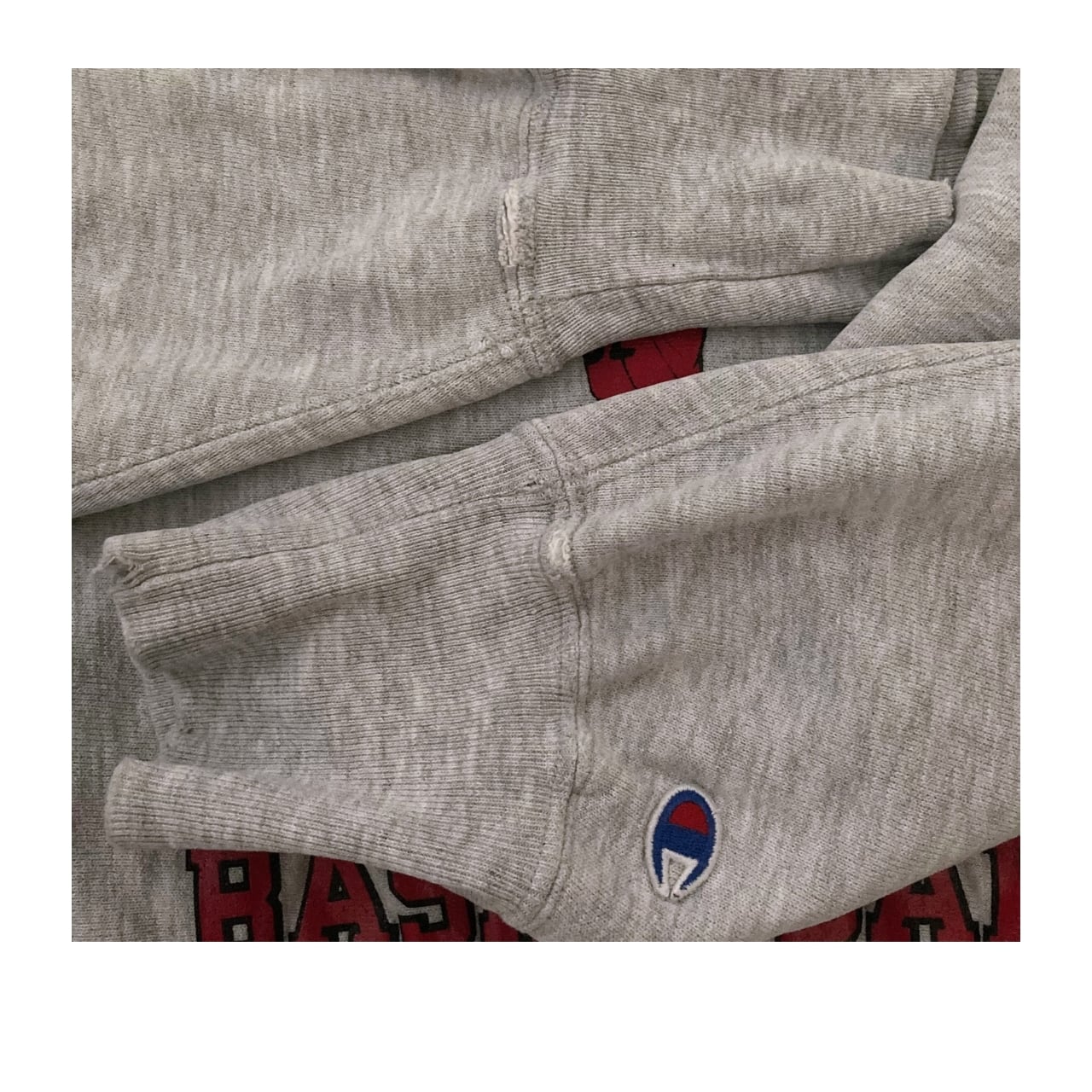 90s / USA製 Champion R/W】豪華5段プリント USED チャンピオン