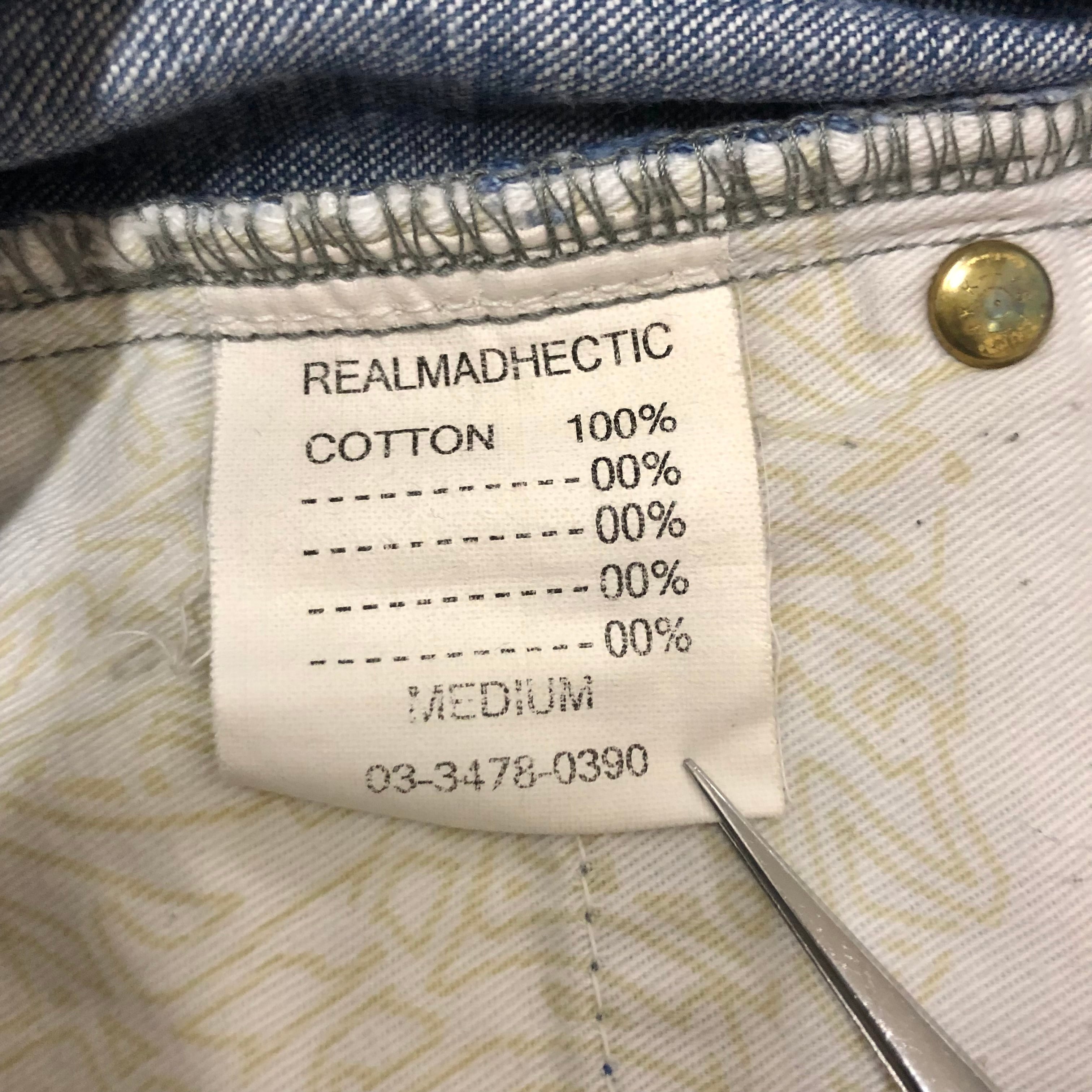 00s Mad Hectic/Denim pants/M/デニムパンツ/MH/インディゴ/ロゴ