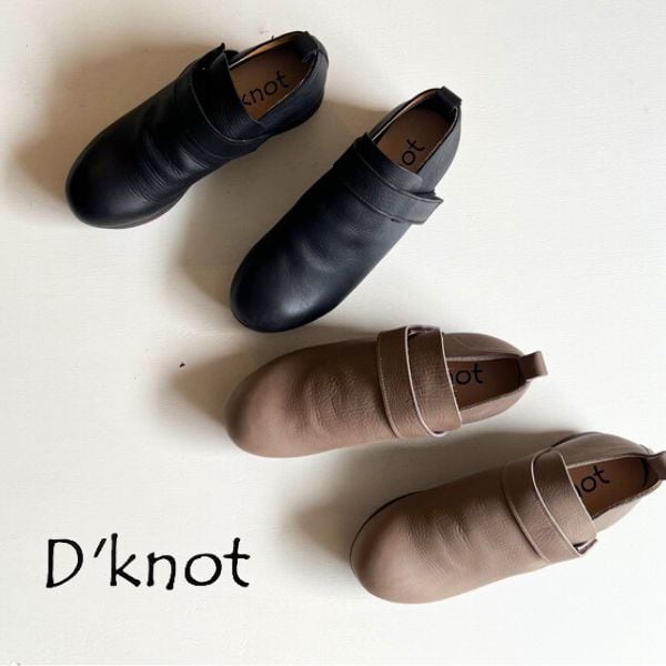 D'knot ディーノット 柔らかオイルレザー 甲深シューズ 9310