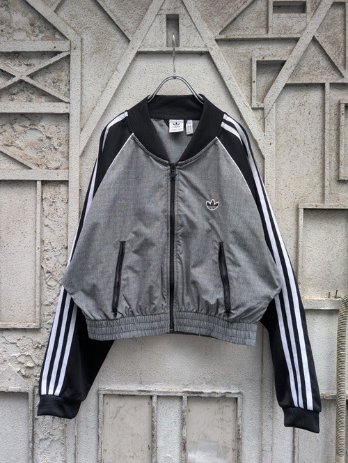 "ADIDAS" cropped track jacket