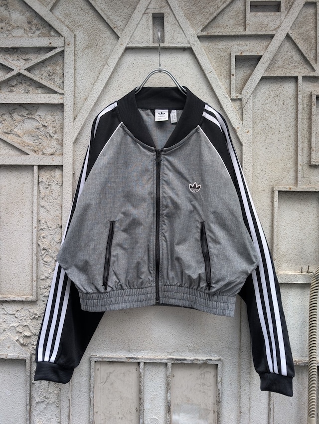 "ADIDAS" cropped track jacket