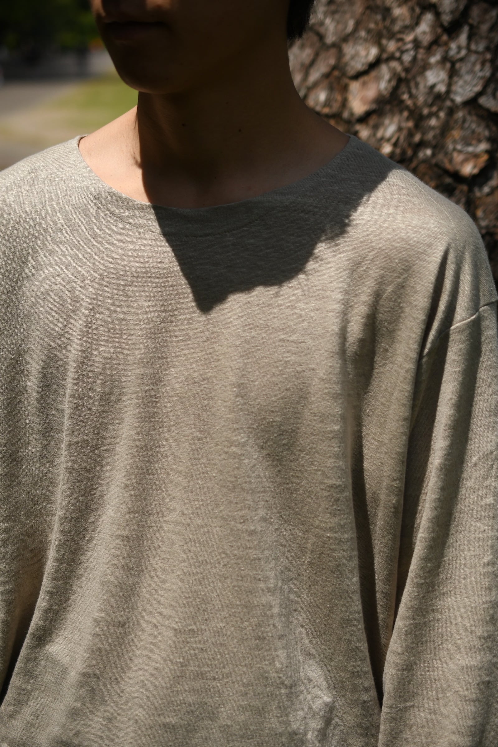 BATONER / NORMANDY LINEN BASQUE SHIRT (TAUPE , GRAY , BLACK) | nariwai