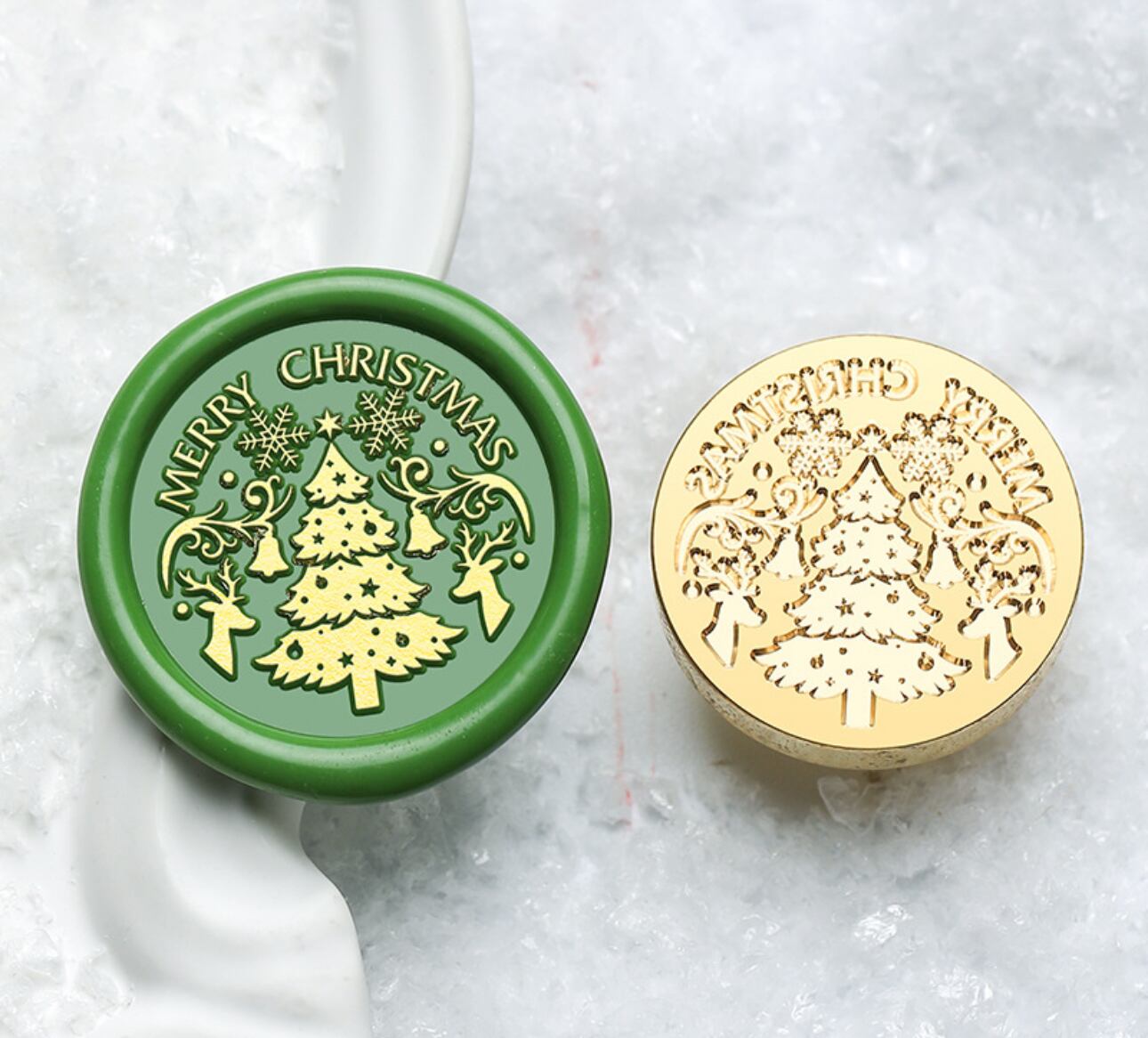 スタンプ(Merry Christmas とツリー)