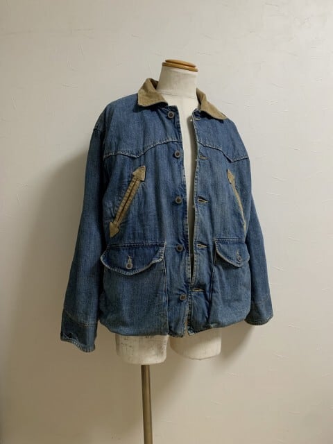 1980~90's Switched Design Boa Lining Denim Jacket "Wrangler"