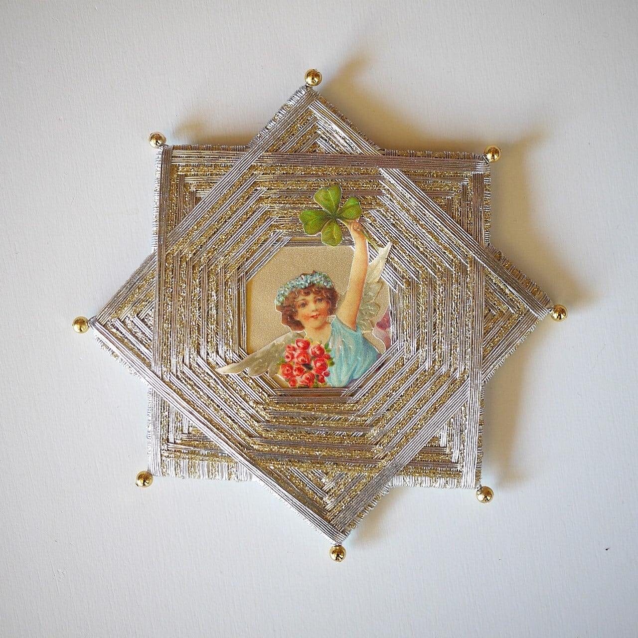 糸の星 Fadenstern 大きな銀星 ドイツ