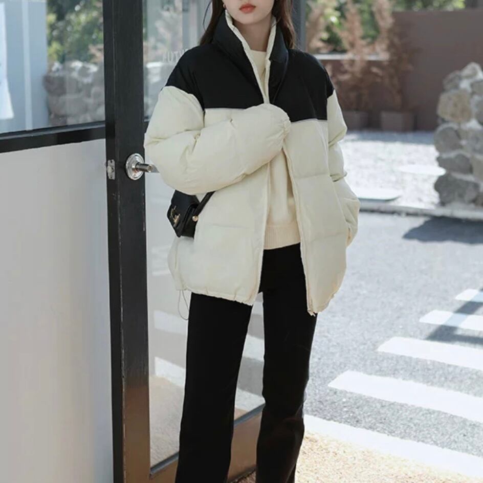  ダウンジャケット バイカラーダウンジャケット A1035 | Life365