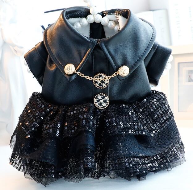 《予約》№3102264 フェイクレザーワンピース