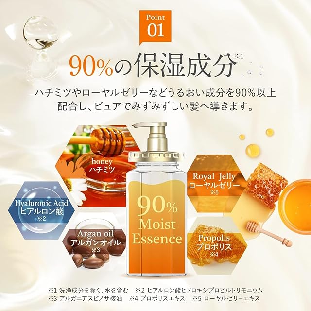 &honey (アンドハニー) ディープ モイスト シャンプー トリートメント