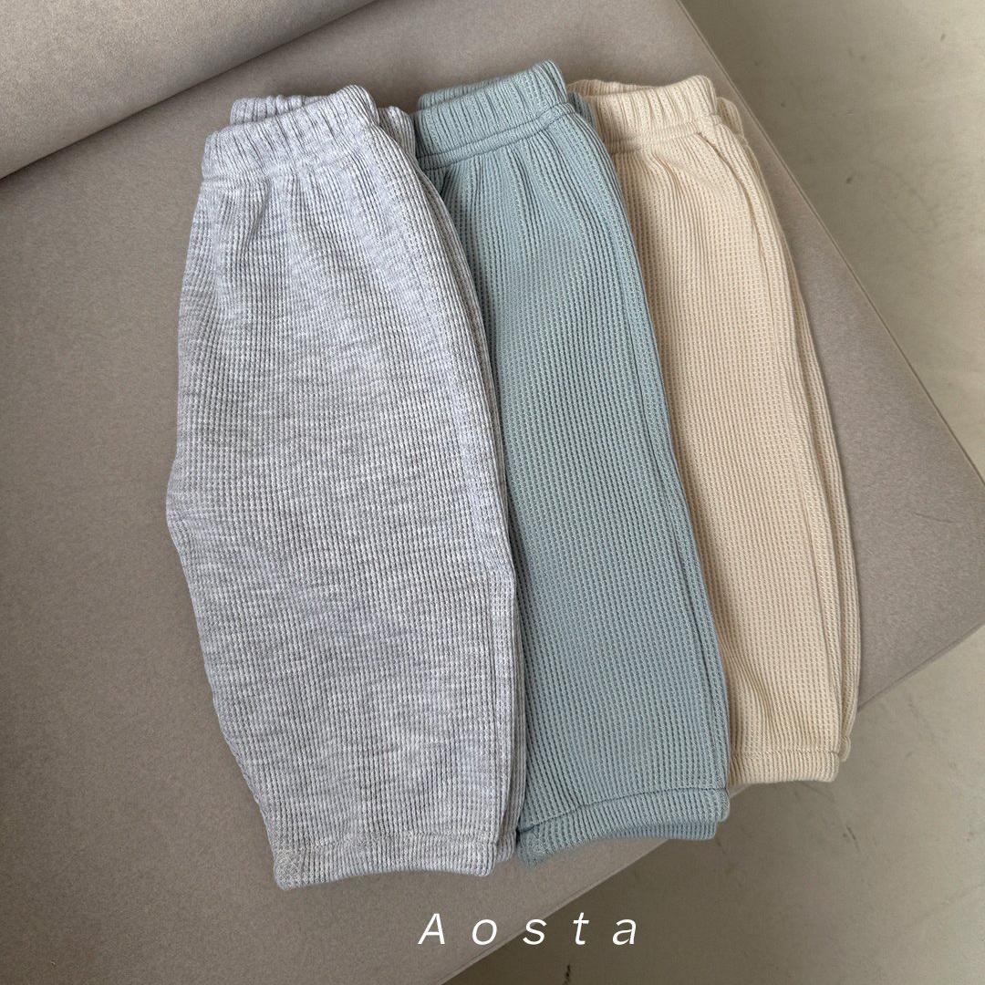 «予約»«Aosta» ワッフルパンツ 3colors