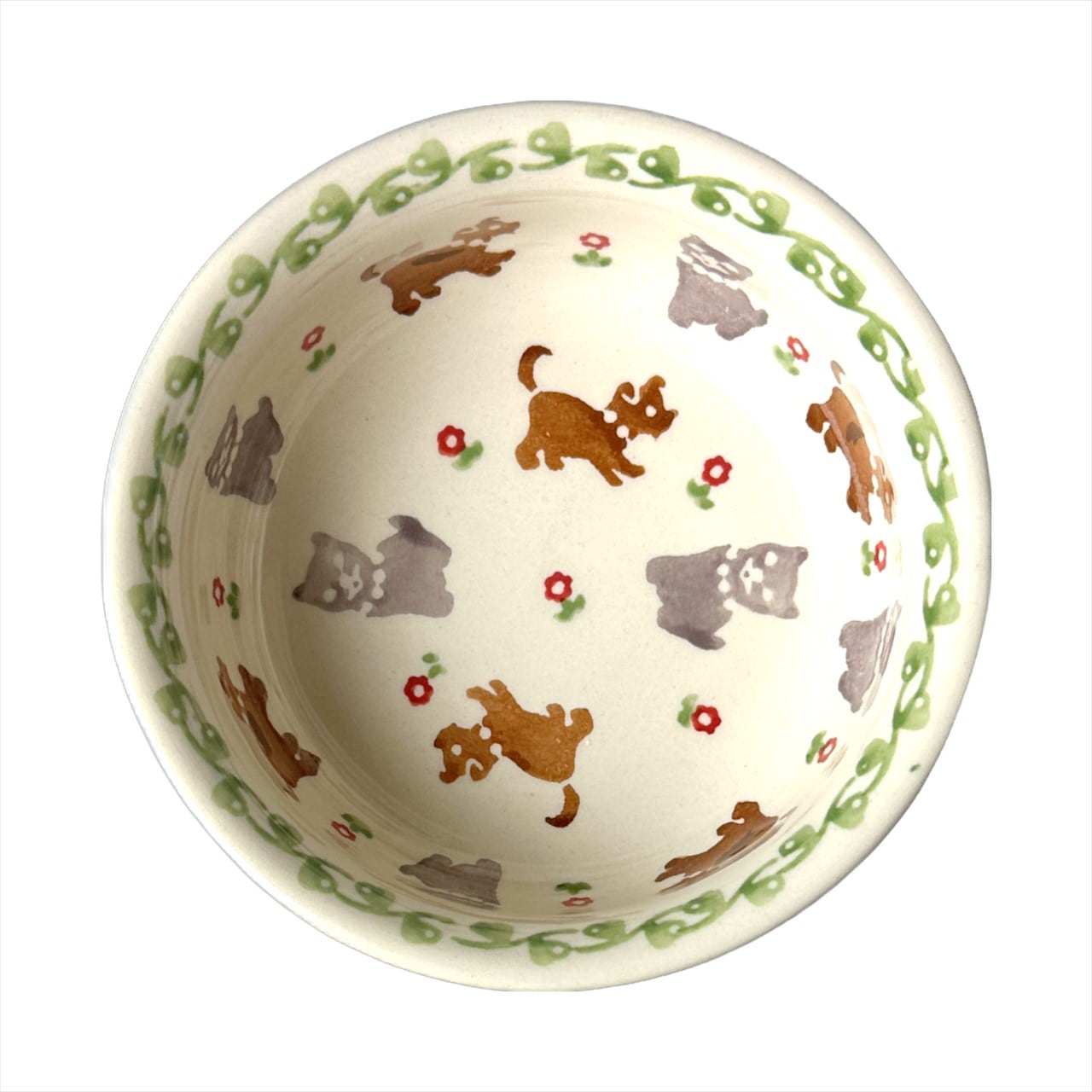 ポーリッシュポタリー ペットボウル 猫 小型犬用 P37-DKOT | PAYSAGE