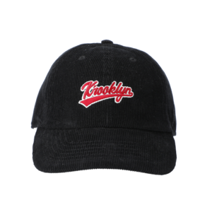 K’rooklyn Logo Corduroy Cap - Black