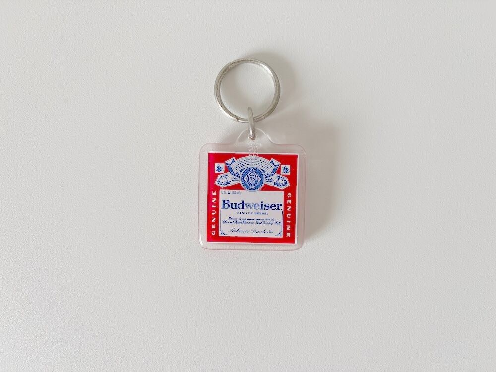 【U.S.】バドワイザーのキーホルダー / Budweiser keychain