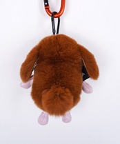 【直営限定ITEM】COOLAファーDOGGYバッグチャーム (MOCA)　CQ-47526H