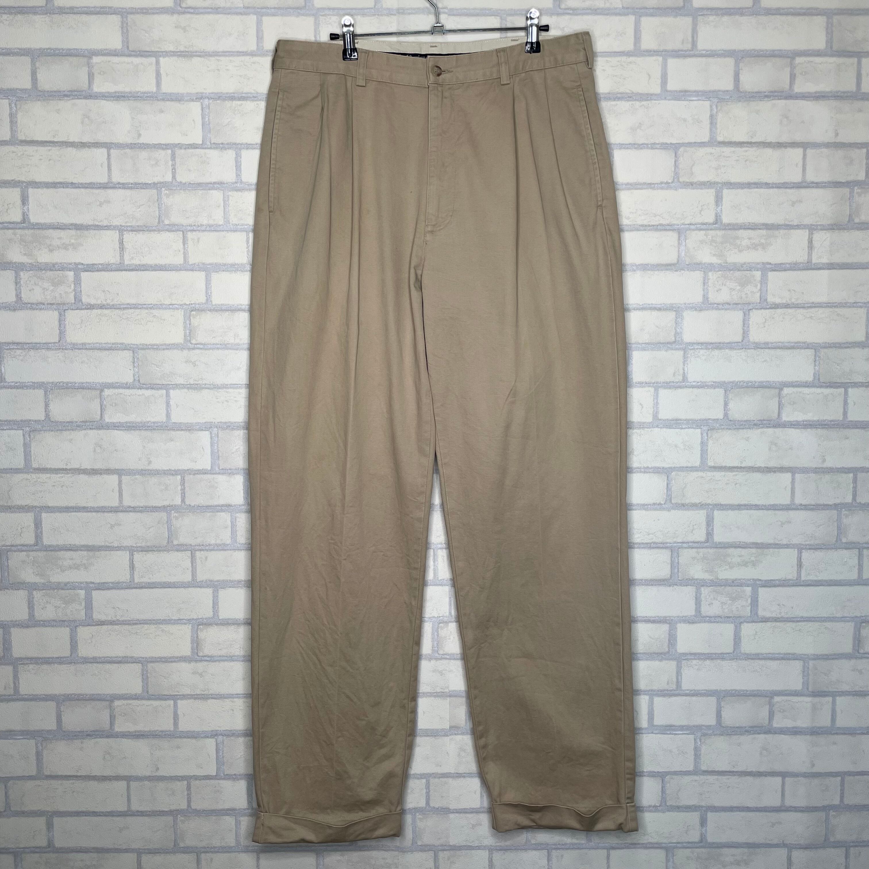 Polo By Ralph Lauren コットンパンツ W34×L32 ベージュ ポロチノ 